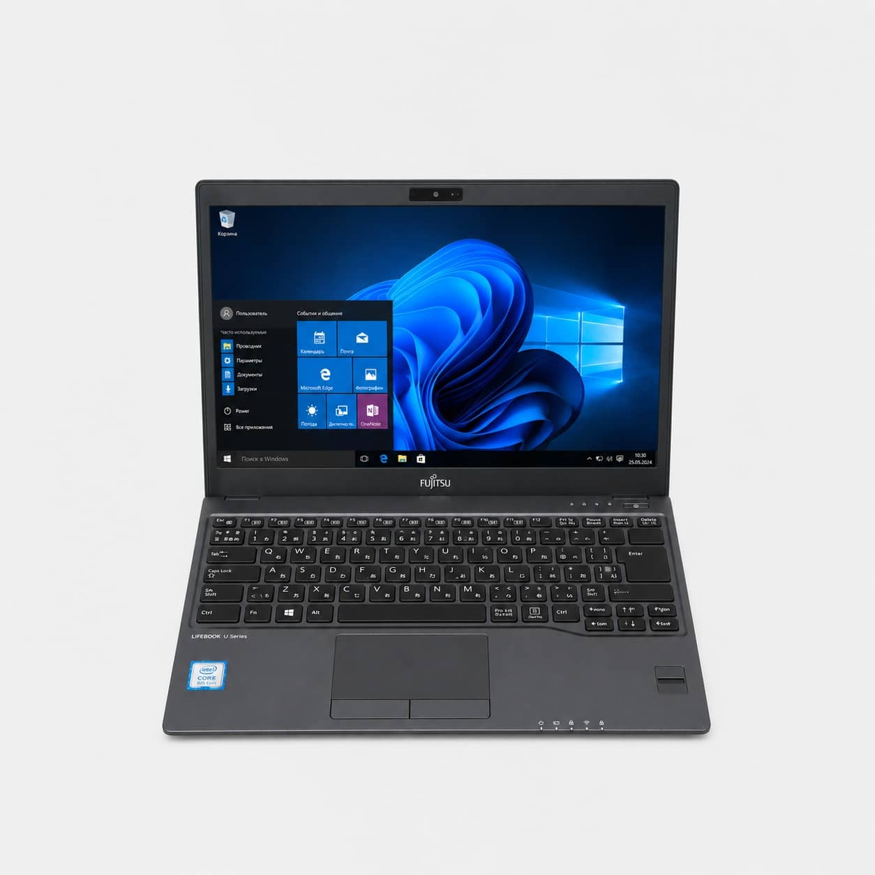 Fujitsu LifeBook U937 i5-7200U atidarytas, 13.3 colių IPS FHD lietimui jautrus ekranas