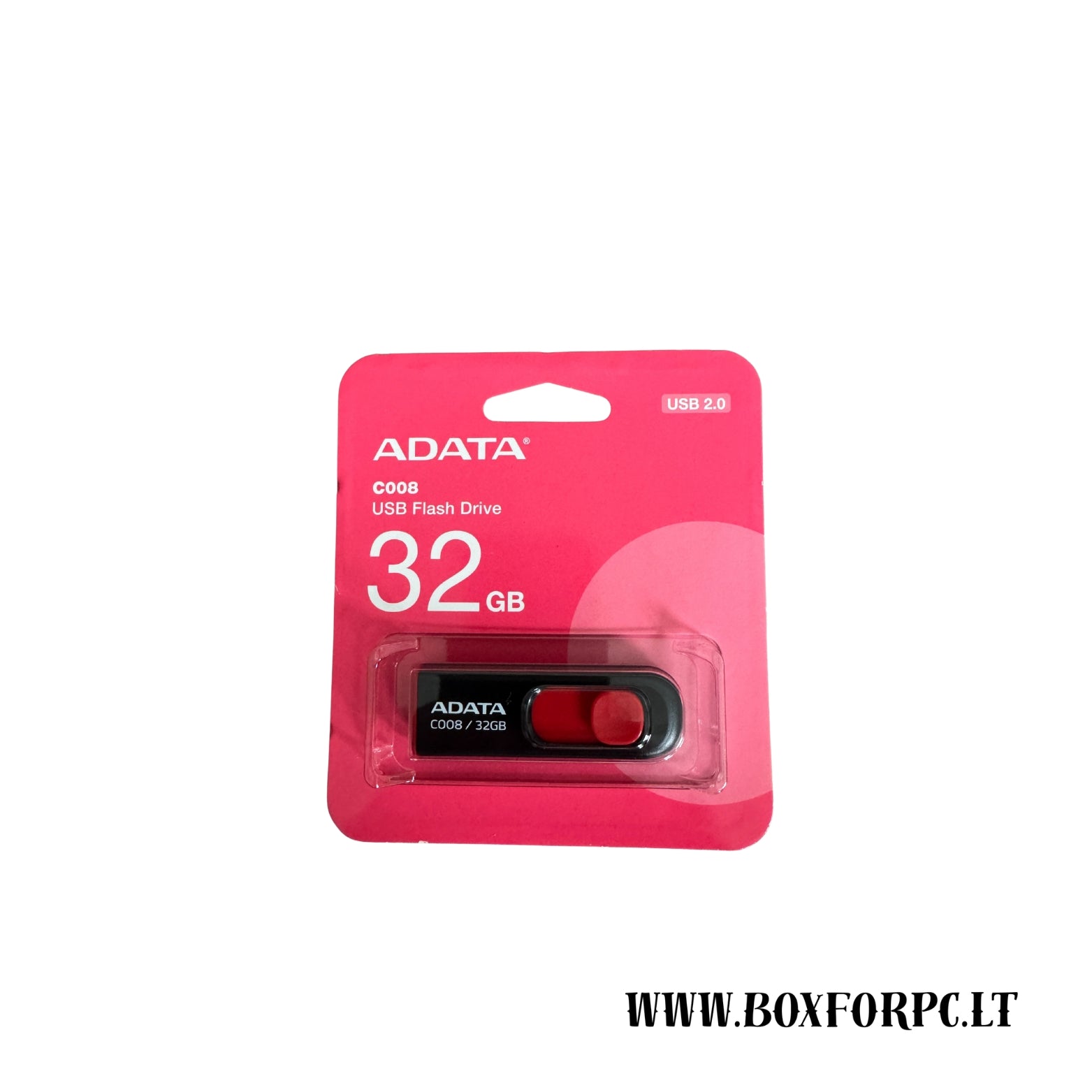 ADATA C008 32 GB USB 2.0 | 32 GB talpa | USB flash atmintukas | Universalus priedas