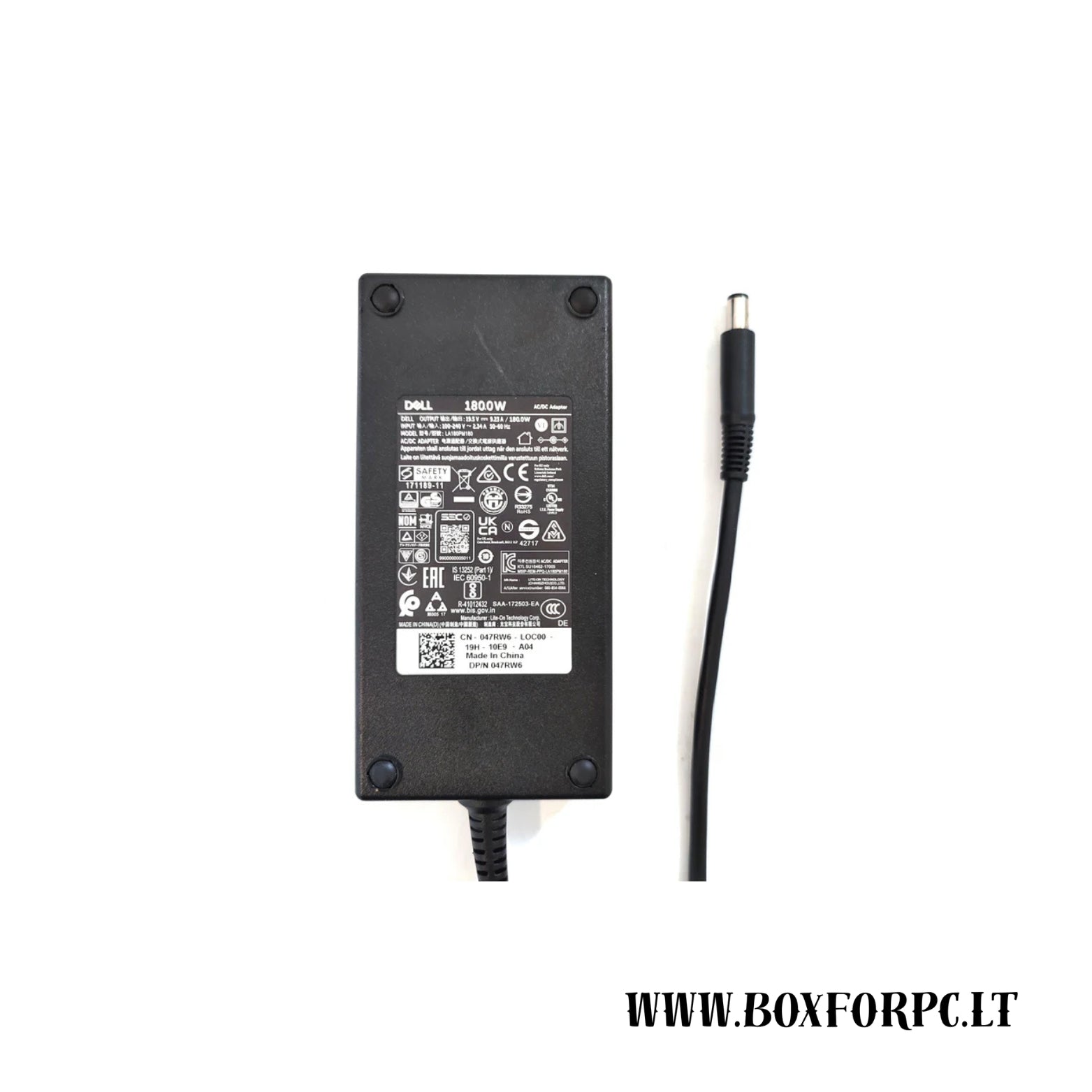DELL Pakrovėjas 19.5V 180W 9.23A | Įkroviklis laptopui